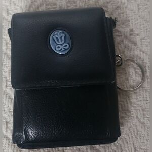 VINTAGE LLANDRO SOCIETY COLLECTORS LEATHER CARD/COIN SNAP WALLET KEY CHAIN